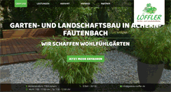 Desktop Screenshot of galabau-loeffler.de